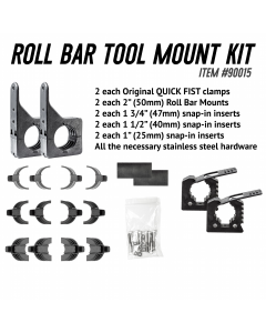  QUICK FIST Mini Clamp for mounting tools & equipment 5/8' -  1-3/8' diameter, 2 Count (Pack of 1) - 30050 : Tools & Home Improvement